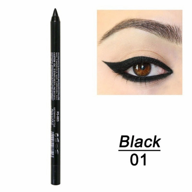 14 Color Long-lasting Eyeliner Pencil Waterproof Pigment Green Brown eyeliner Pen Women Fashion Color Eye Makeup Cosmetics