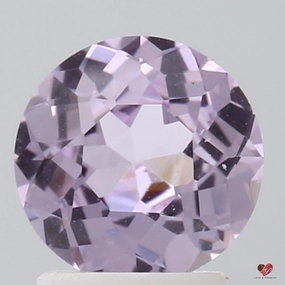 1.69cts Round Rose Champagne Lavender Sapphire