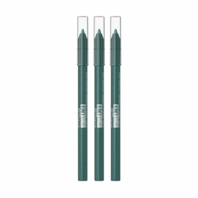 3x Maybelline Tattoo Gel Pencil Eyeliner 1.3g 815 Tealtini
