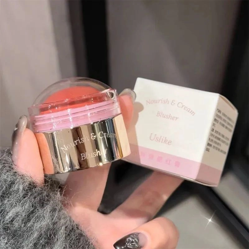 6 Colors Blush Peach Cream Makeup Cheek Contour Blush Cosmetics Blusus Cream Korean Makeup Natural Matte Rouge Tint Blush Female