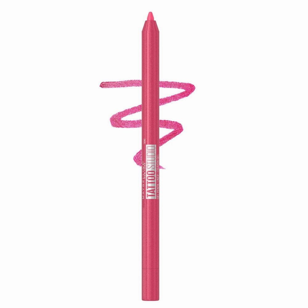 9x Maybelline Tattoo Gel Pencil Eyeliner 1.3g 813 Punchy Pink