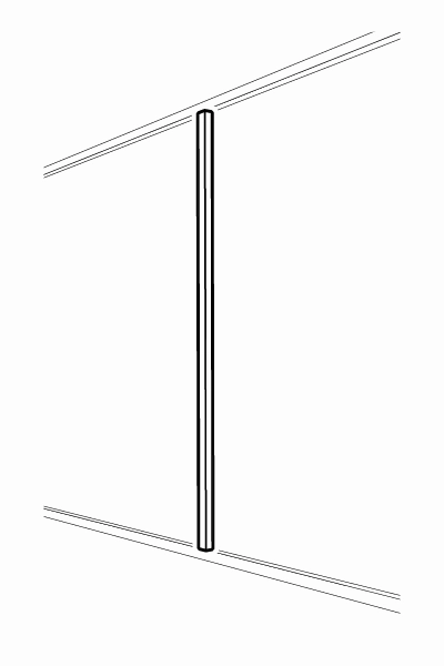 A.S.Helsingo for METOD Blush Rose Spacer panel for wall cabinet