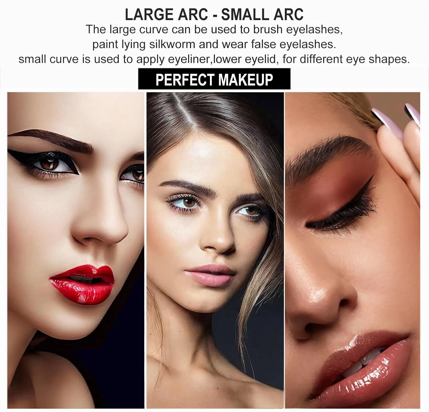 All in One Eye Makeup Stencils Aid Tool Set, Reusable Mascara Shield Applicator Guard Pads   Eyeshadow and Eyeliner Stencils Pad Kit Eye Applicator Guide Tool for Makeup, Easy to Use