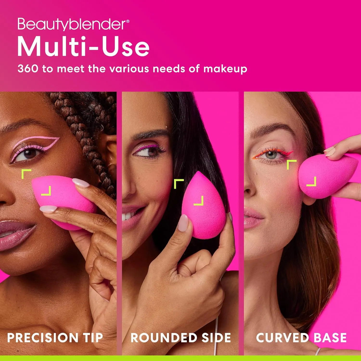 Beautyblender® | Original Pink   Nude Beauty Blender 2-Piece Bundle for Blending Foundations, Powders, and Creams, Super-Soft Foam for Streak-Free Application, Made in the USA, Reusable, Washable