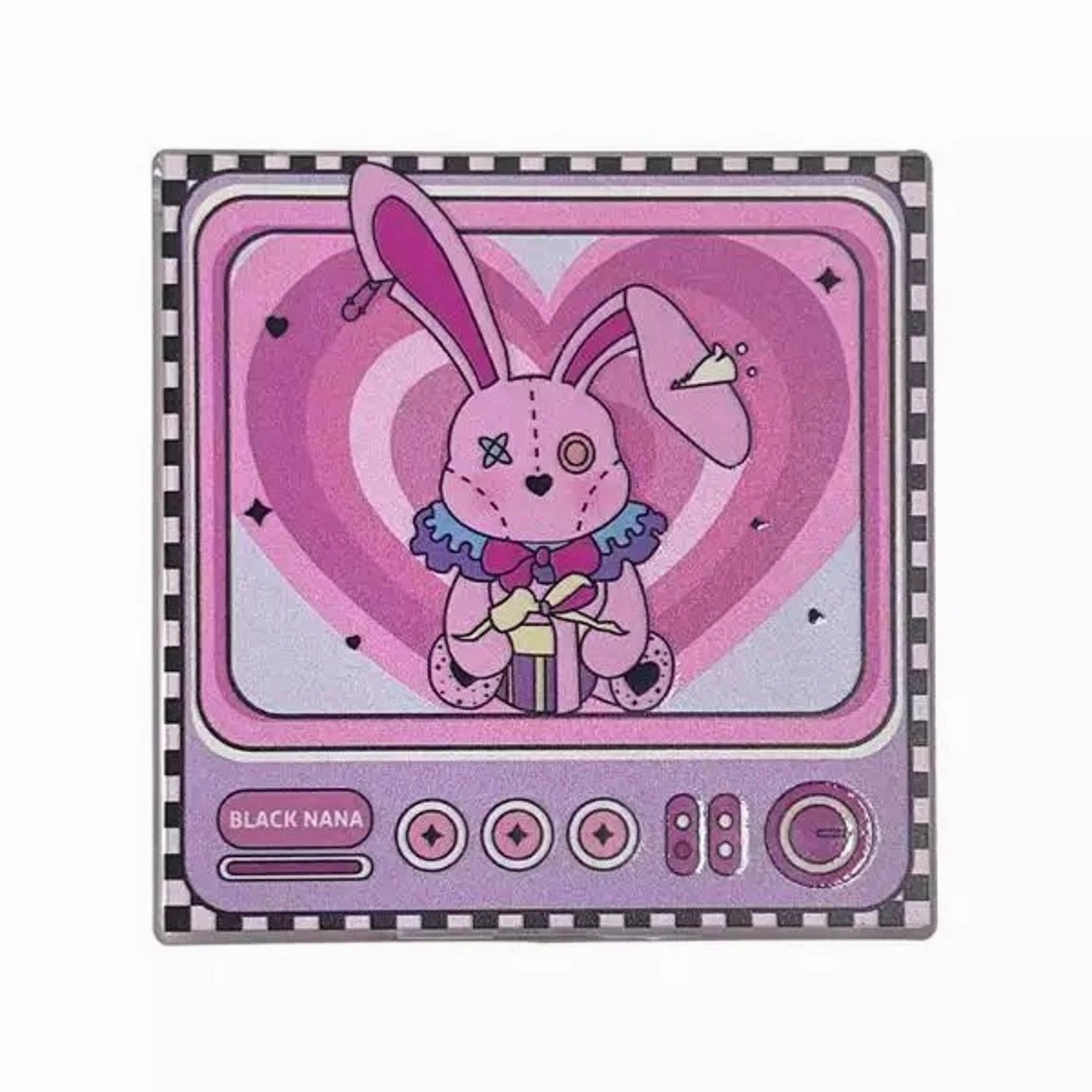 Black nana Steam Bunny Blush-#01 Plush Peach