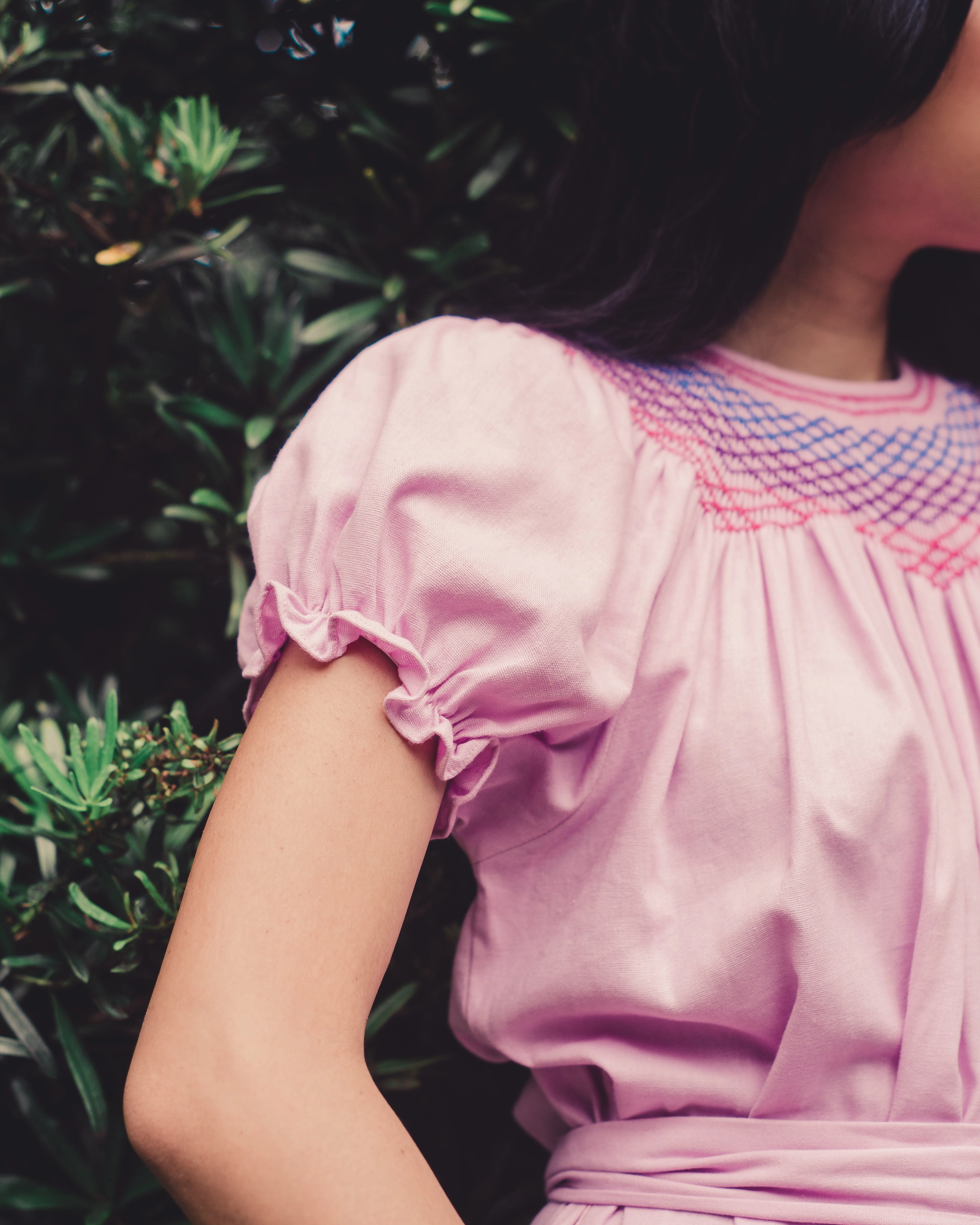 Camille Smock Dress - Orchid