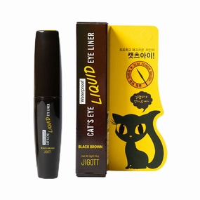 Cat's Eye Waterproof Liquid Eyeliner (Black Brown)
