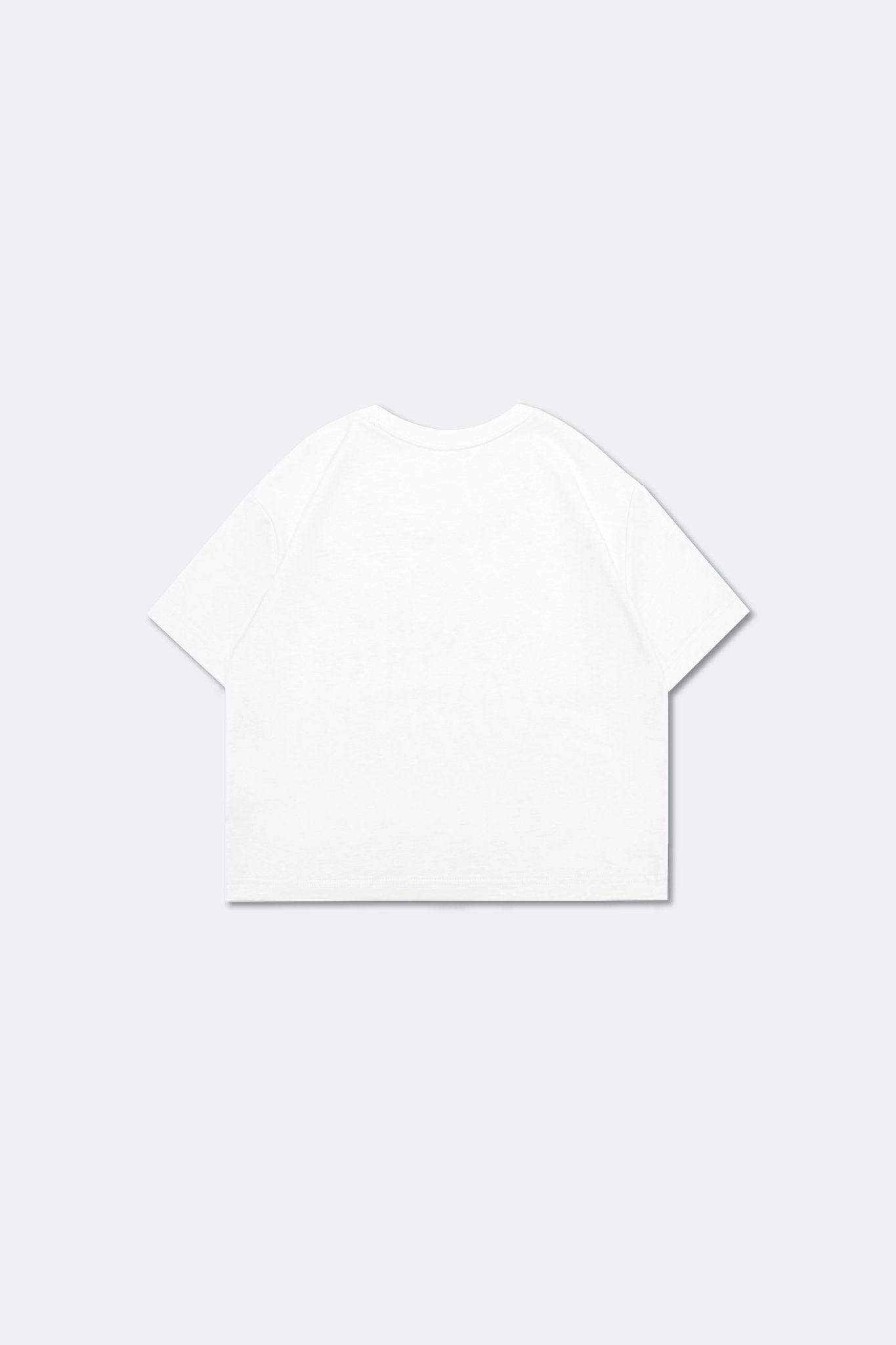 ChuChu OOOO Logo Cropped Tee/ White