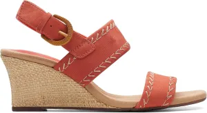 Clarks Womens Kyarra Rose Slip On wedges Slingback Sandals