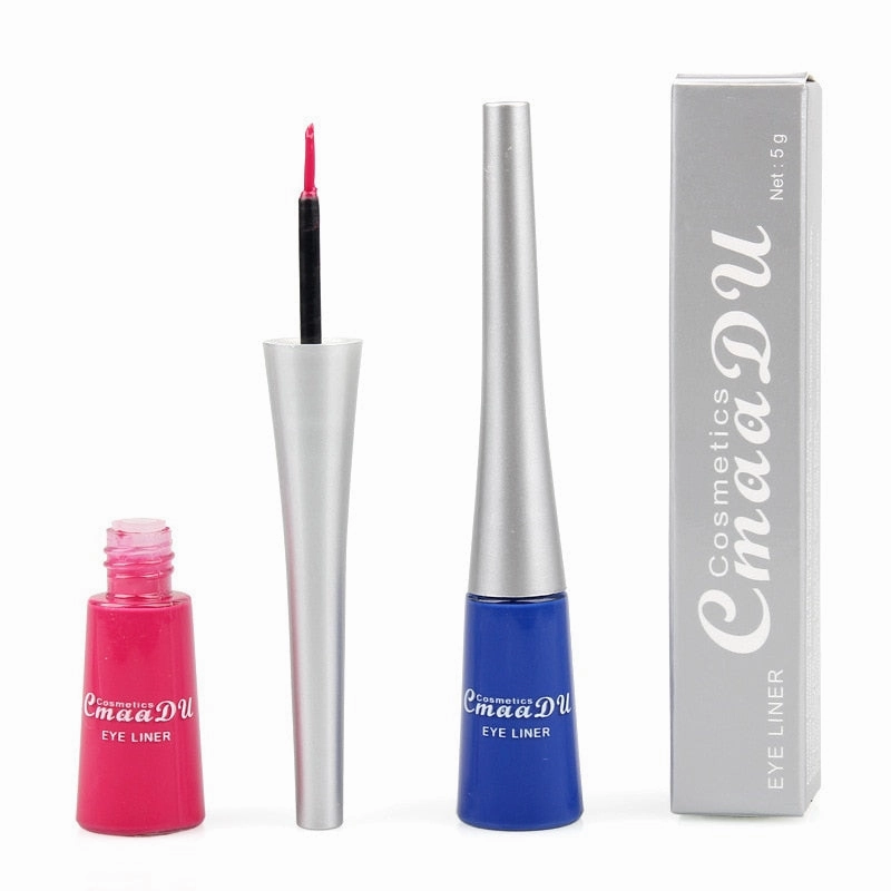 Cmaadu Cosmetics Colorful Liquid Eyeliner Waterproof  Eyeliner Gel / Buy 6 get 1 FREE / Enter Code NND4EY0NDCRE / FREE Shipping