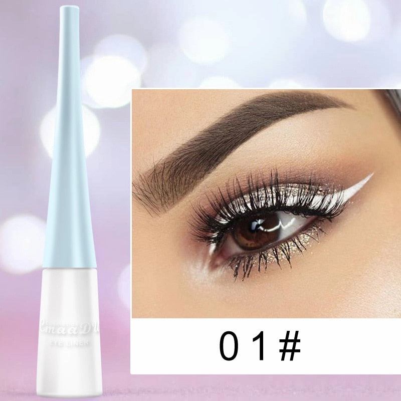 Cmaadu Cosmetics Colorful Liquid Eyeliner Waterproof  Eyeliner Gel / Buy 6 get 1 FREE / Enter Code NND4EY0NDCRE / FREE Shipping