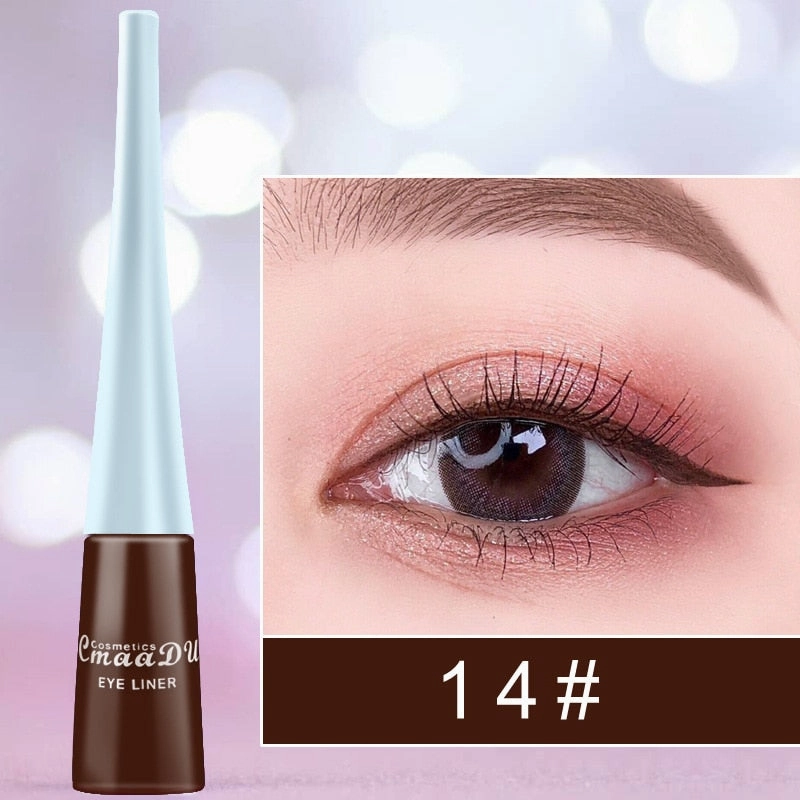 Cmaadu Cosmetics Colorful Liquid Eyeliner Waterproof  Eyeliner Gel / Buy 6 get 1 FREE / Enter Code NND4EY0NDCRE / FREE Shipping