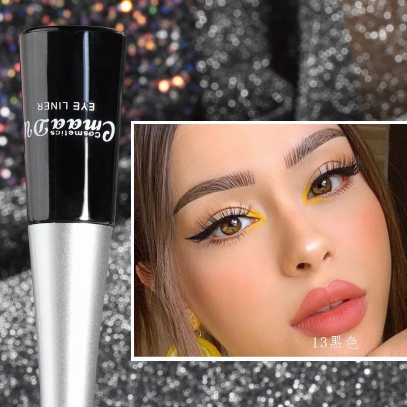 Cmaadu Cosmetics Colorful Liquid Eyeliner Waterproof  Eyeliner Gel / Buy 6 get 1 FREE / Enter Code NND4EY0NDCRE / FREE Shipping