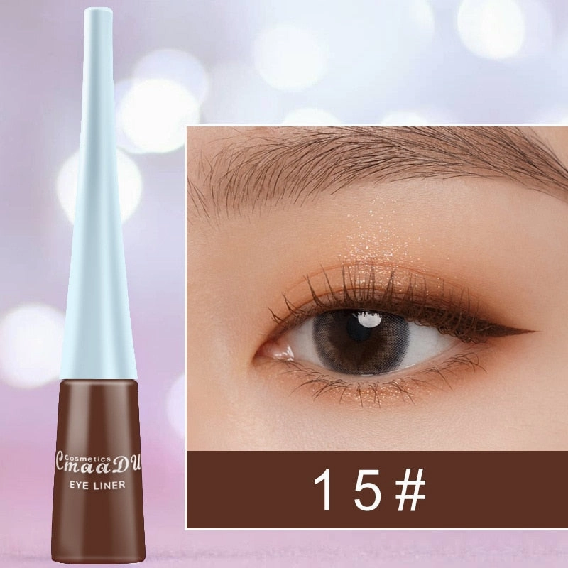 Cmaadu Cosmetics Colorful Liquid Eyeliner Waterproof  Eyeliner Gel / Buy 6 get 1 FREE / Enter Code NND4EY0NDCRE / FREE Shipping