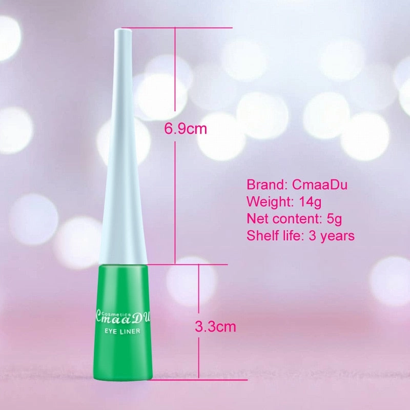Cmaadu Cosmetics Colorful Liquid Eyeliner Waterproof  Eyeliner Gel / Buy 6 get 1 FREE / Enter Code NND4EY0NDCRE / FREE Shipping