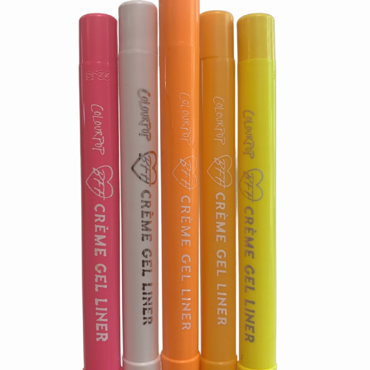 Colourpop Creme Gel Liner Lot of 5 Waterproof Eyeliner Colors Neon White New