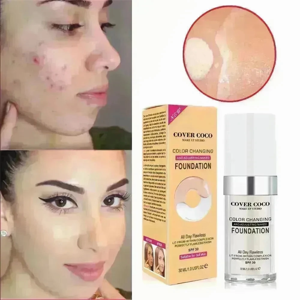Concealing Foundation Temperature Change Skin Color