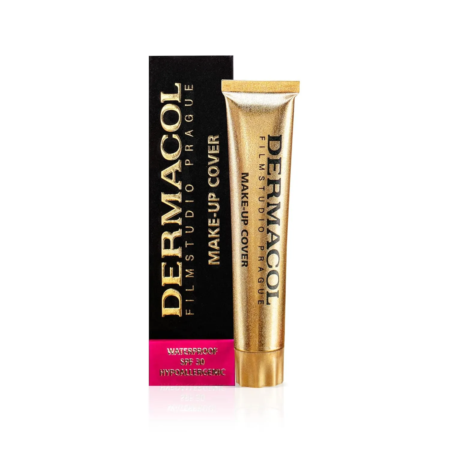 Dermacol - Full Coverage Foundation, Liquid Makeup Matte Foundation with SPF 30, Waterproof Foundation for Oily Skin, Acne, & Under Eye Bags, Long-Lasting Makeup Products, 30g, Shade 222