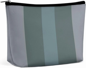 Elegant Makeup Bag, Modern Dark Green Shades Cosmetic Bag Large Capacity Pouch Portable Organizer for Men & Women