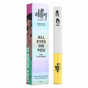 Elitty Honeycomb Yellow Pop Color Matte Finish Liquid Eyeliner - Honeycomb-Yellow