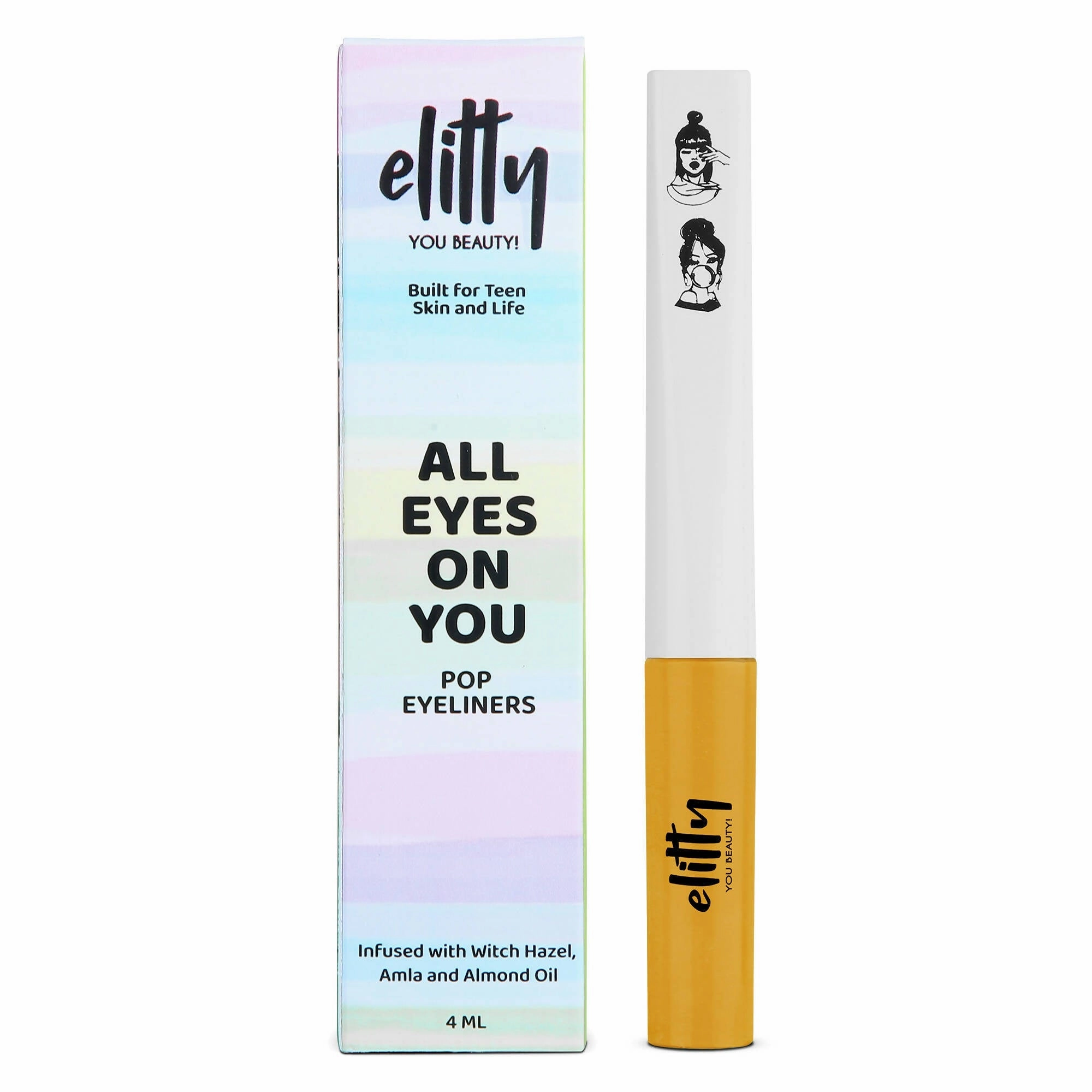 Elitty Yellow Pop Color Matte Finish Liquid - Manifestation- Yellow