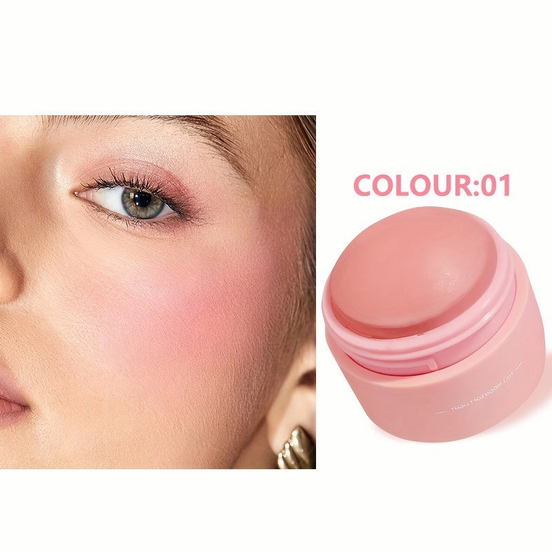 Face Quick Makeup 6 Color Blush Peach Pink Blush Mute Light Foggy  Suitable For Any Group Of People To Enhance The Color So That The Skin Looks Transparent And Flawless FS