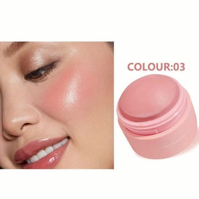 Face Quick Makeup 6 Color Blush Peach Pink Blush Mute Light Foggy  Suitable For Any Group Of People To Enhance The Color So That The Skin Looks Transparent And Flawless FS