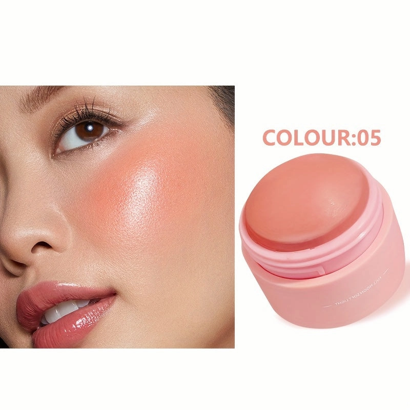 Face Quick Makeup 6 Color Blush Peach Pink Blush Mute Light Foggy  Suitable For Any Group Of People To Enhance The Color So That The Skin Looks Transparent And Flawless FS