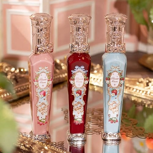 Flower Knows Strawberry Rococo Cloud Lip Cream Matte Liquid Lipstick-Long Lasting&Highly Pigmented Lip Stain -Velvety Waterproof Lip Makeup for Girls&Women-0.12 Fl Oz,1 Count(S05 Tiny Tulip)