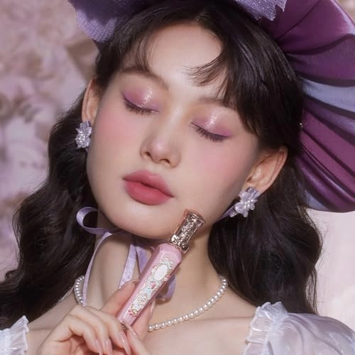 Flower Knows Strawberry Rococo Cloud Lip Cream Matte Liquid Lipstick-Long Lasting&Highly Pigmented Lip Stain -Velvety Waterproof Lip Makeup for Girls&Women-0.12 Fl Oz,1 Count(S05 Tiny Tulip)