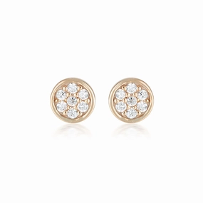 Georgini Rose Gold Plated Dotti Stud Earring