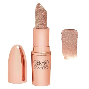 Gerard Cosmetics Glitter Lipstick (Hollywood Blvd), Nude Pink Lipstick with Sparkling Metallic Glitter, Long Lasting, Smooth Formula, Highly Pigmented Opaque Color, Cruelty Free & Made in USA