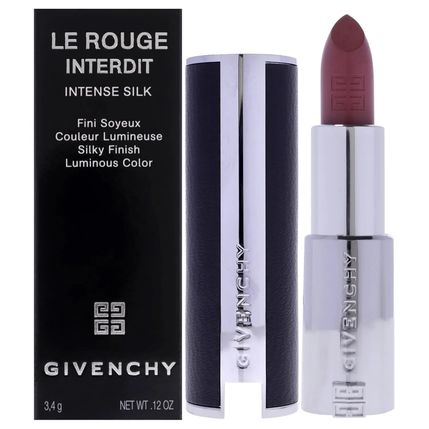 Givenchy Le Rouge Interdit Intense Silk Lipstick - N116 Nude Boise for Women - 0.11 oz Lipstick