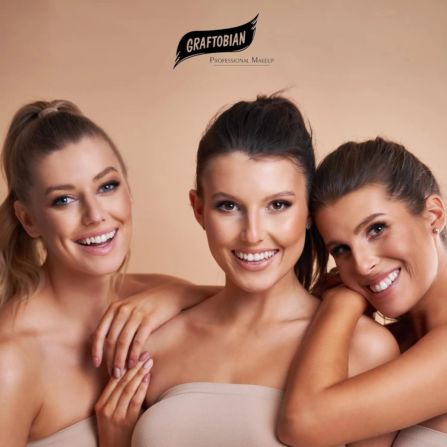 GlamAire Airbrush Makeup by Graftobian - High Definition Airbrush Foundation, Professional Formula for Long-Lasting Wear, For Makeup Artists and Beauty Aficionados, Made in USA, Ivory (W)