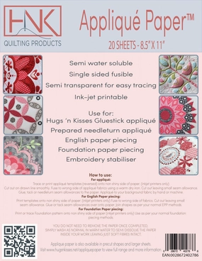 HNK Applique Paper - 20 Pack