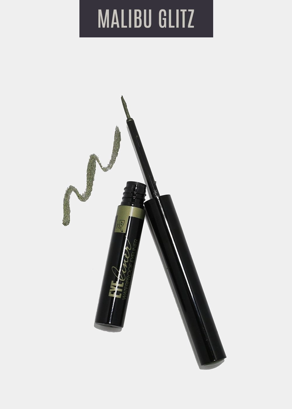 Intense Colour Waterproof Eyeliner - Olive Green