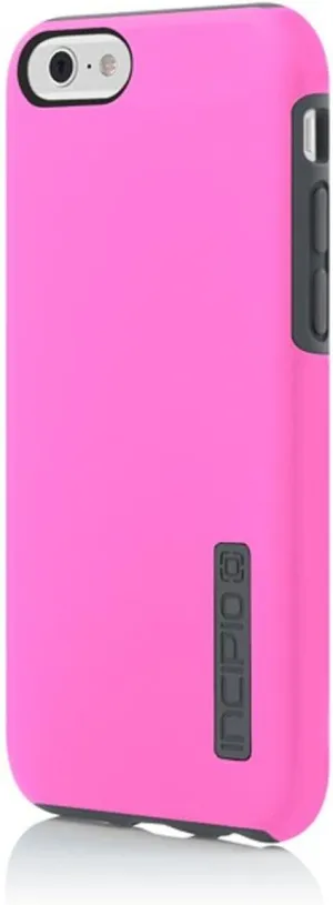 iPhone 6S Case, Incipio DualPro Case [Shock Absorbing] Cover fits Both Apple iPhone 6, iPhone 6S - Highlighter Pink/Charcoal