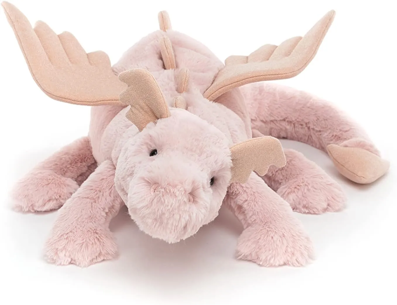 Jellycat Rose Dragon Stuffed Animal, Huge 26 inches - Mythical Plush Toy - Classic Children's Gift