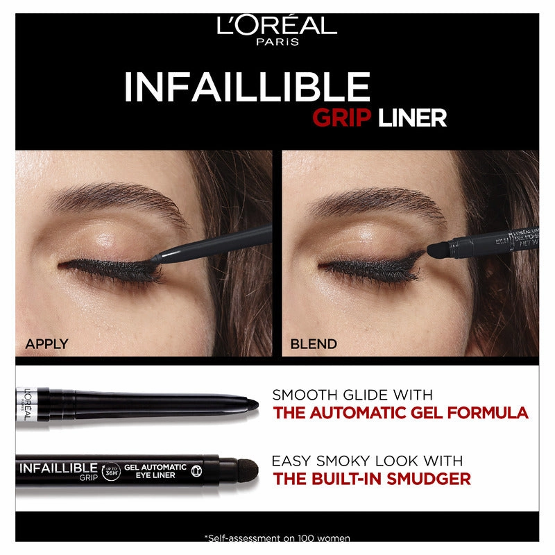 L’Oréal Paris Infallible Grip 36H Gel Automatic Liner - Taupe Grey