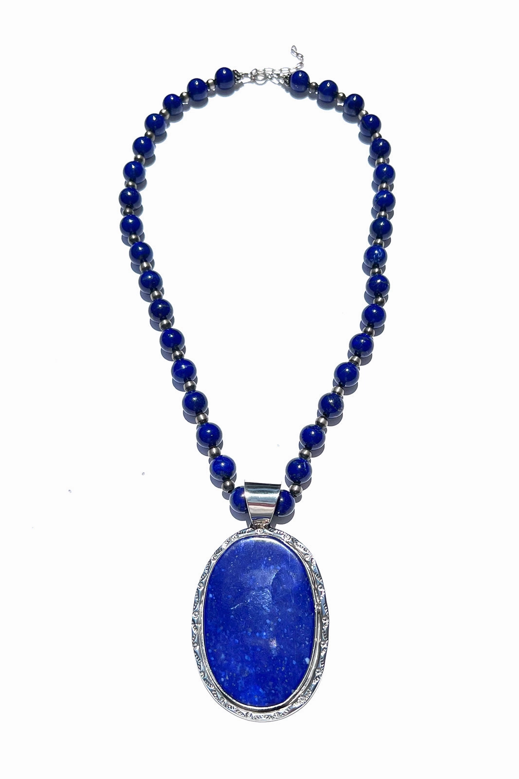 Lapis Lazuli 20" Bead Necklace