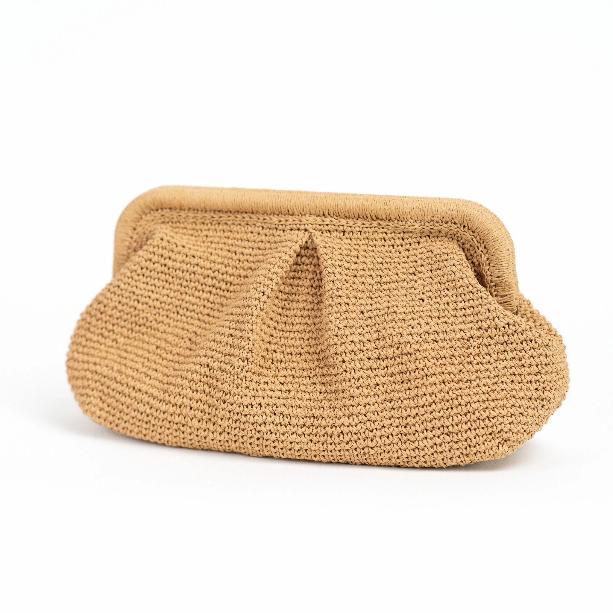 Large Straw Clutch Bag