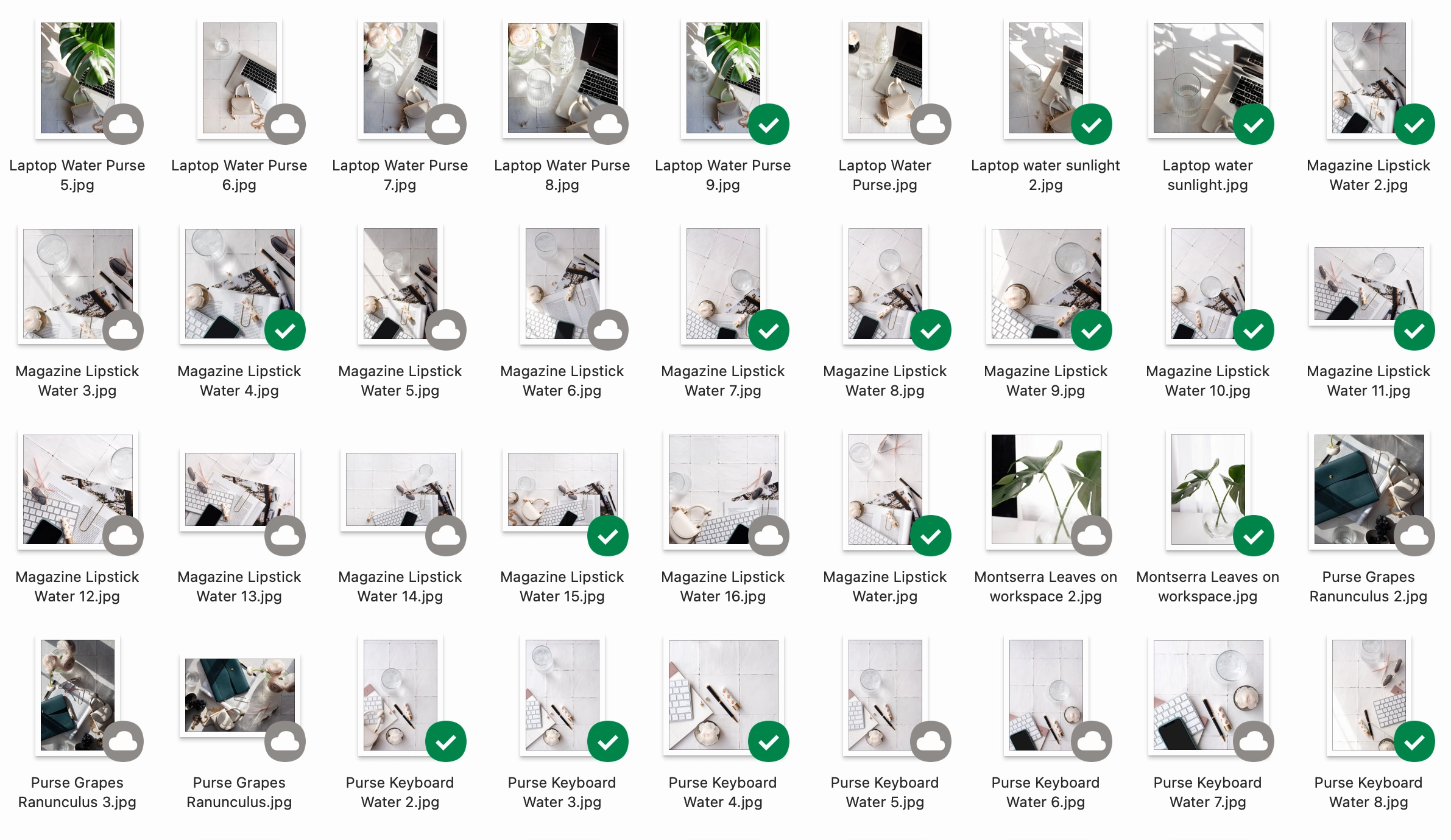 Lipstick & Grapes Collection. Stock Image Bundle.