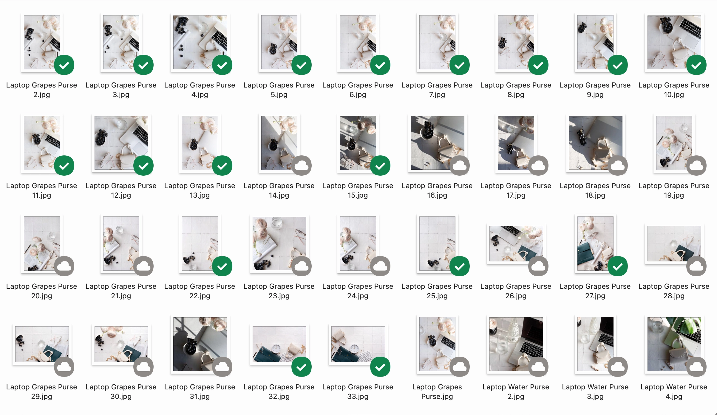 Lipstick & Grapes Collection. Stock Image Bundle.