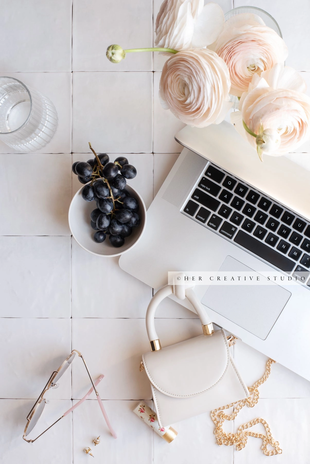 Lipstick & Grapes Collection. Stock Image Bundle.