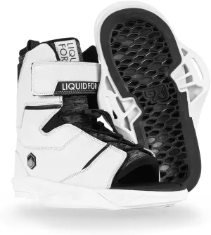 Liquid Force 2024 Scan 6X Open Toe Wakeboard Bindings Size M 12-15