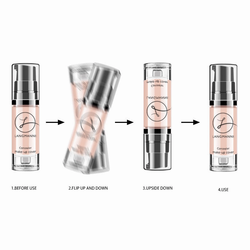 Liquid foundation concealer