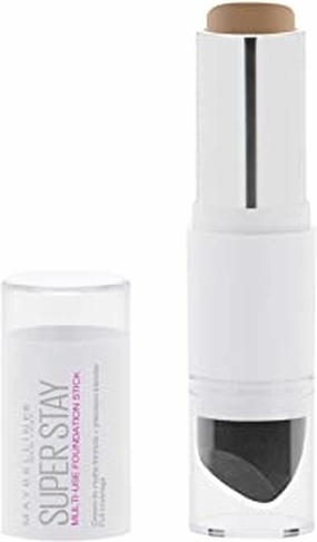 Maybelline New York SuperStay Multi-Use Foundation Stick Makeup For Normal to Oily Skin, Toffee, 0.25 oz.