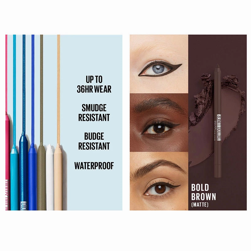 Maybelline Tattoo Liner Gel Eyeliner Pencil - Deep Teal 921
