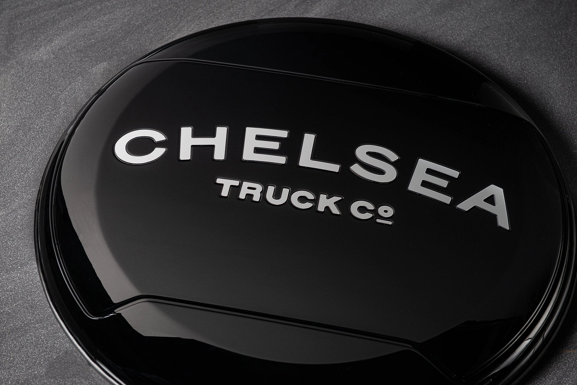 Mirror Lettering for Chelsea Truck Company Hard Spare Wheel Cover