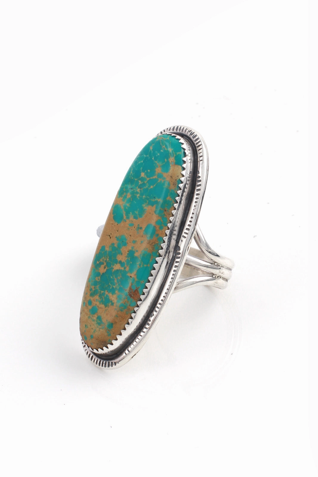 Navajo Turquoise Sterling Silver Ring (Size 9.75)